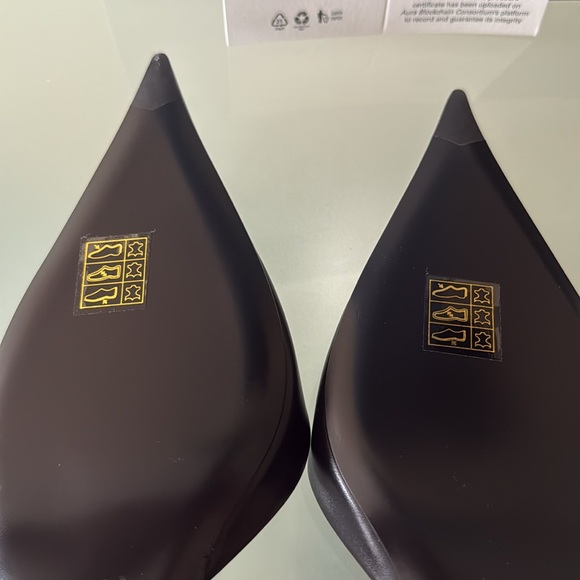 NIB PRADA Modellerie Pointed toe kitten Heel Slingback PUMP/shoes 8-8.5 US/38.5 - Picture 11 of 16